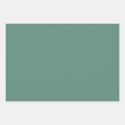 Basil & Sage Wrapping Paper Flat Sheet Set of 3 Geschenkpapier Set (Vorderseite 3)