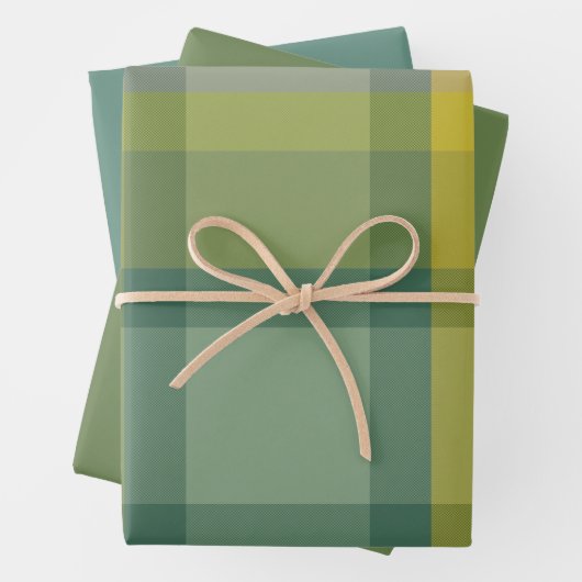 Basil & Sage Wrapping Paper Flat Sheet Set of 3 Geschenkpapier Set (Beispiel)