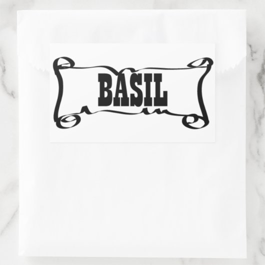 BASIL 'SPICE JAR' STICKER (Tasche)