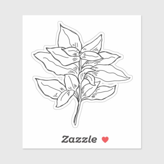 Basil Sticker (Blatt)