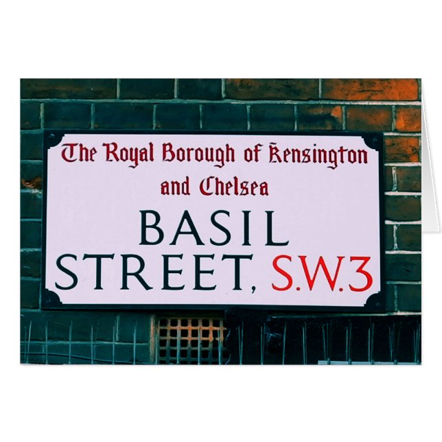 Basil Street - Kensington & Chelsea (Vorderseite (Horizontal))