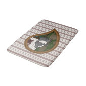Basil the Pig Bath Mat Badematte (Schrägansicht)