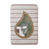 Basil the Pig Bath Mat Badematte (Vorderseite Vertikal)