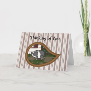 Basil the Pig Card Karte