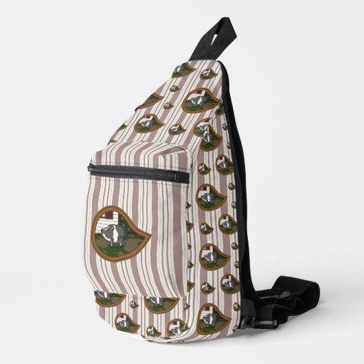 Basil the Pig Crossbody Bag (Rechte Ecke)