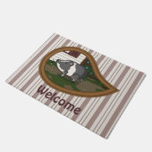 Basil the Pig Doormat Fußmatte (Schrägansicht)