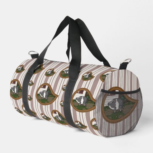 Basil the Pig Duffle Bag (Rechte Ecke)