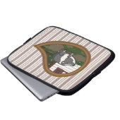 Basil the Pig Laptop Case (Vorne Knopf)