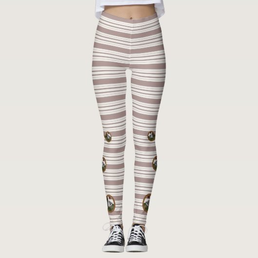Basil the Pig Leggings (Vorderseite)