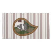 Basil the Pig Pillow Case Kissenbezug (Rückseite)
