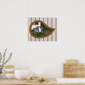 Basil the Pig Poster (Küche)