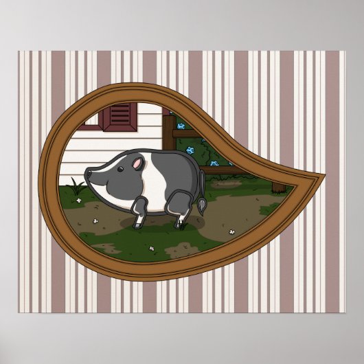 Basil the Pig Poster (Vorne)