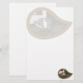 Basil the Pig Stationery Briefpapier (Vorne/Hinten)