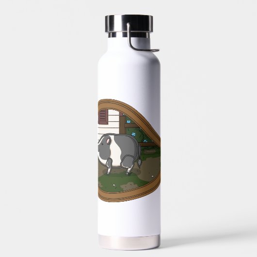 Basil the Pig Trinkflasche (Links)