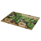 Basil und Herz Schneidebrett (Ecke)
