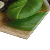 Basil und Herz Schneidebrett (Ecke)