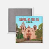 Basilica Carmel-by-the-Sea Mission Magnet (Vorderseite/Rückseite)