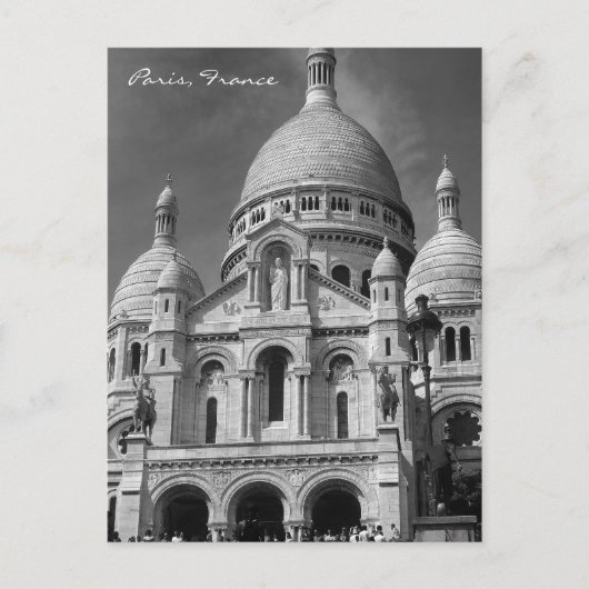 Basilica di Sacré-Coeur Paris Postcard Postkarte (Vorderseite)