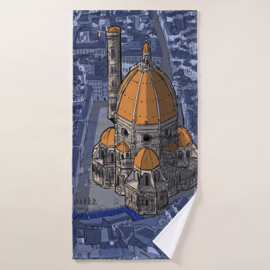 Basilica di San Lorenzo Florenz Italien Badehandtuch (Badehandtuch)