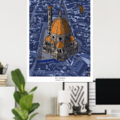 Basilica di San Lorenzo Florenz Italien Poster (Heimbüro)