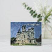 Basilica di San Maria Minneapolis Minnesota Postkarte (Stehend Vorderseite)
