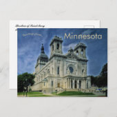 Basilica di San Maria Minneapolis Minnesota Postkarte (Vorne/Hinten)