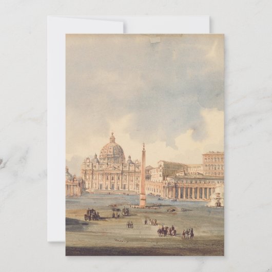 Basilica di San Pietro Einladung (Vorderseite)