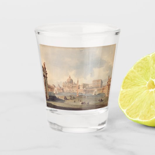 Basilica di San Pietro Schnapsglas (Vorderseite)