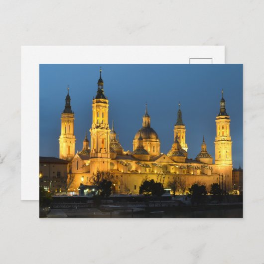 Basilica di Zaragoza Postkarte (Vorne/Hinten)