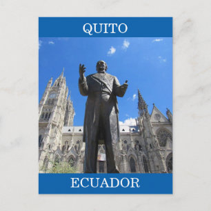 basílica ecuador postkarte