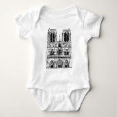 Basilica Notre Dame Baby Strampler (Vorderseite)