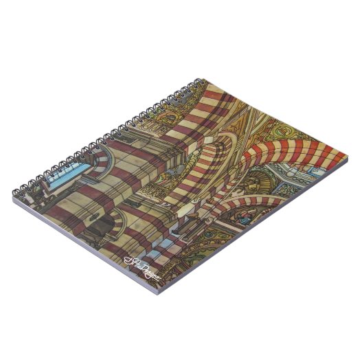 Basilica Notre Dame de la Garde Notebook Notizblock (Linke Seite)