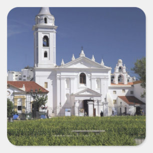 Basilica Nuestra Senora del Pilar Quadratischer Aufkleber