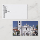 Basilica Nuestra Senora del Pilar Visitenkarte (Vorne/Hinten)