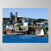 Basilica on the Shoreline in St. John's Poster (Vorne)