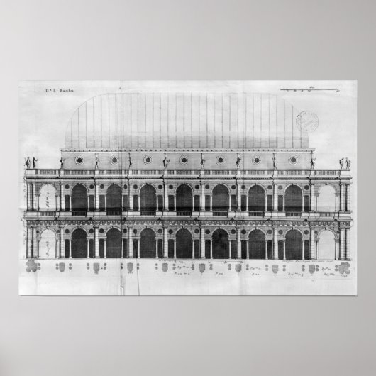 Basilica Palladiana de Vicenza Poster (Vorne)