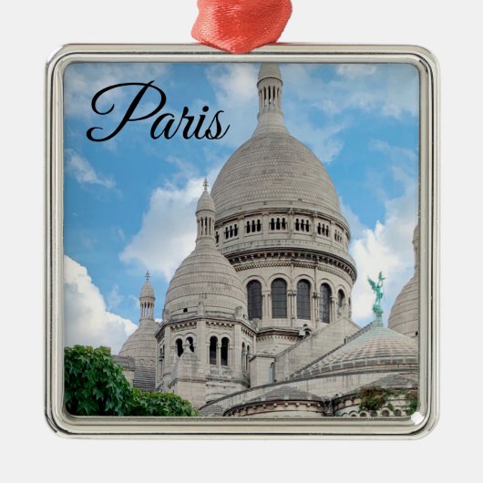 Basilica Sacré-Coeur Ornament Aus Metall (Vorne)