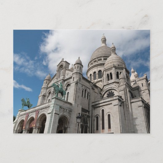 Basilica Sacré-Coeur, Paris, Frankreich Postkarte (Vorderseite)