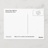 Basilica Sacré-Coeur Postkarte (Rückseite)