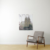 "Basilica Sagrada Familia in Barcelona, Spanien" Wandteppich (Beispiel)