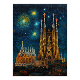 Basilica Sagrada Familia Poster
