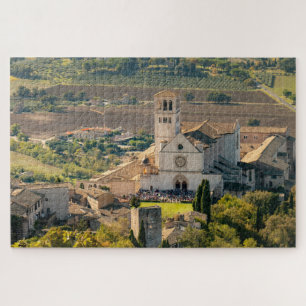 Basilica Saint Francis, Assisi, Italien Puzzle