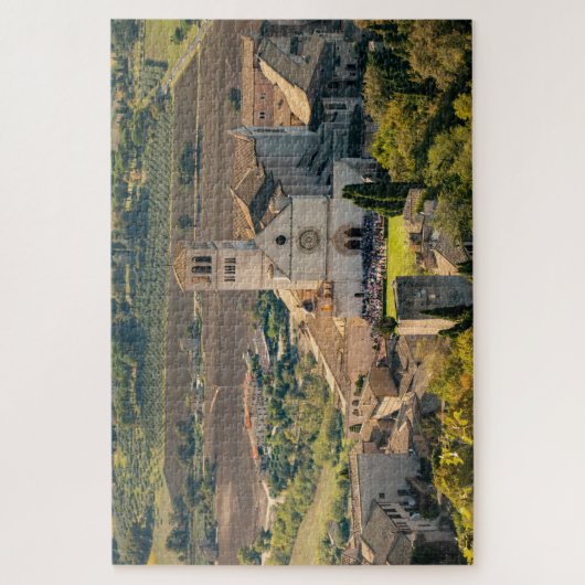 Basilica Saint Francis, Assisi, Italien Puzzle (Vertikal)