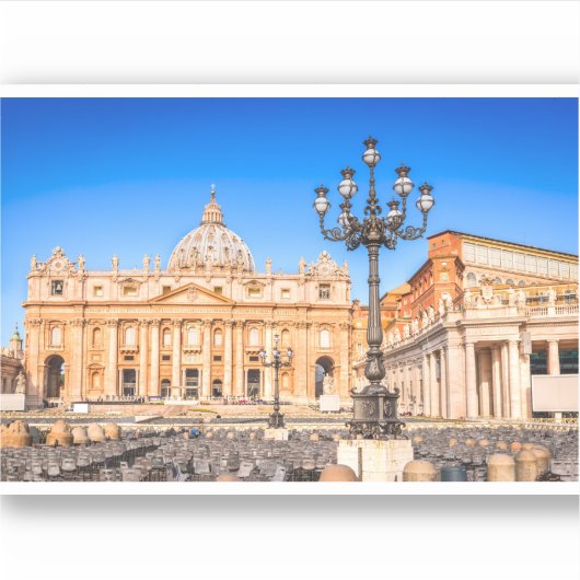 Basilica San Pietro Aufkleber (Vorderseite)