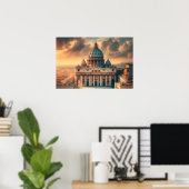 Basilica San Pietro - Italien - Reisen Poster (Heimbüro)