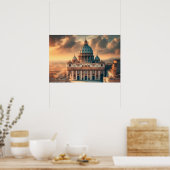Basilica San Pietro - Italien - Reisen Poster (Küche)
