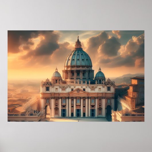 Basilica San Pietro - Italien - Reisen Poster (Vorne)