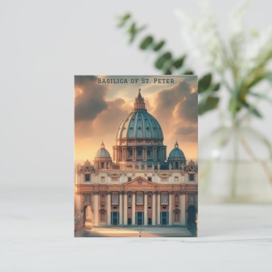 Basilica San Pietro - Italien - Reisen Postkarte (Stehend Vorderseite)