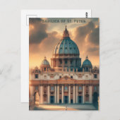 Basilica San Pietro - Italien - Reisen Postkarte (Vorne/Hinten)