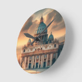 Basilica San Pietro - Italien - Reisen Runde Wanduhr (Winkel)